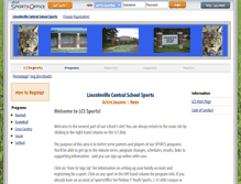 Tablet Screenshot of lcssports.sportsoffice.com